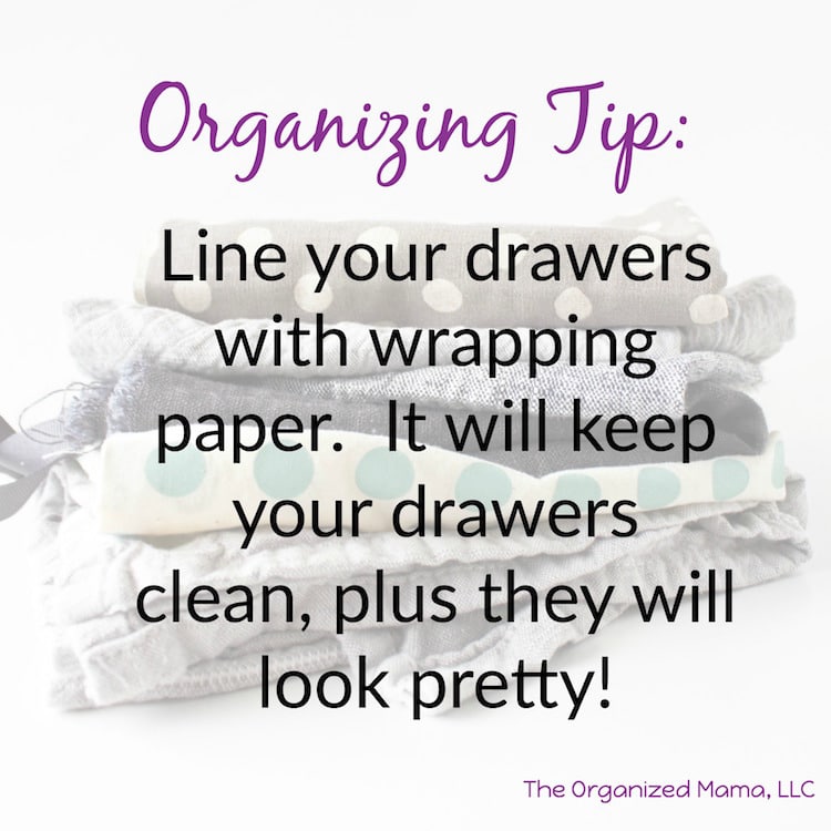 The Easiest Way To Install Drawer Liner - The Organized Mama