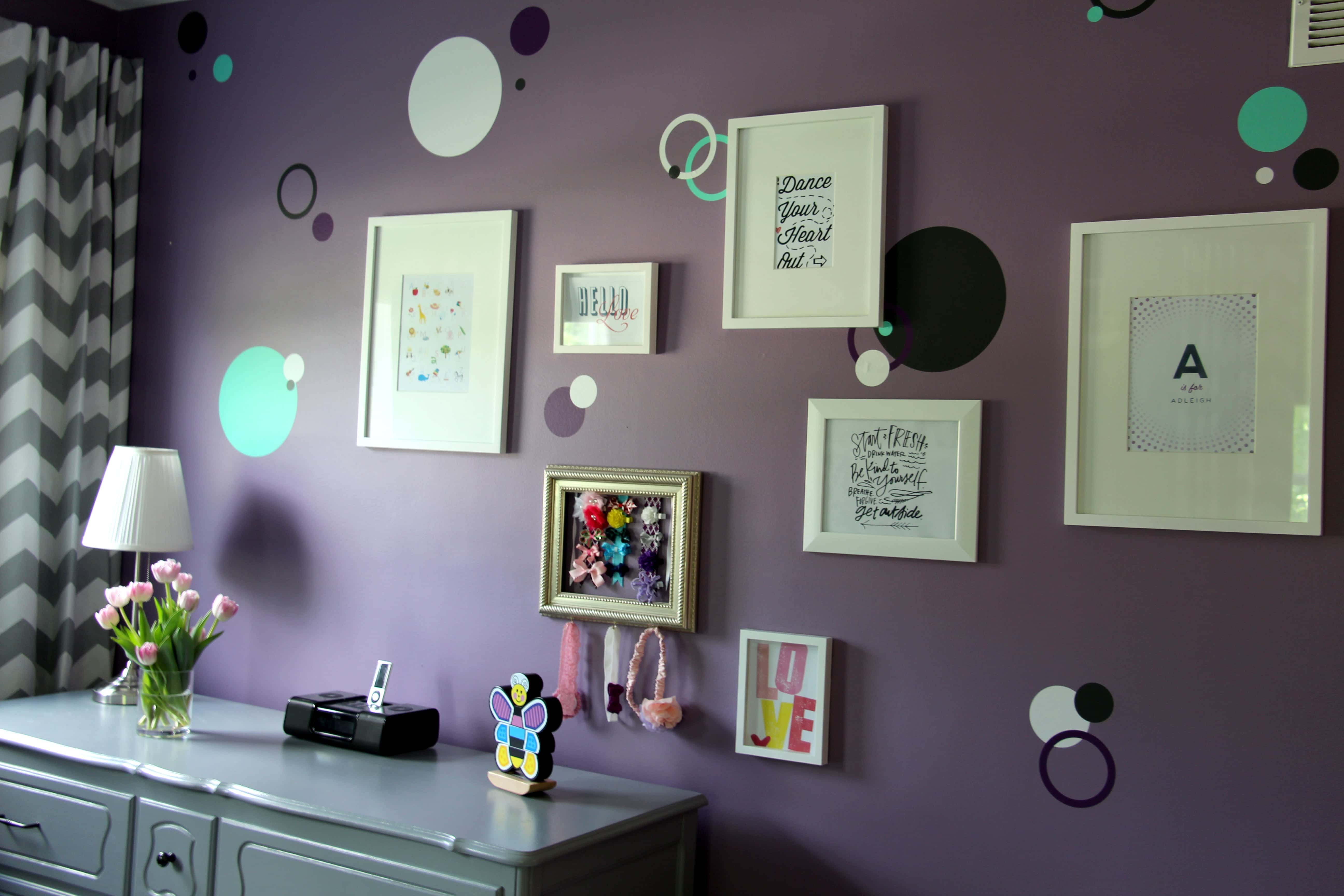 Room Tour: Purple, Teal and Grey Toddler Room - Gallery Wall Room Tour: Purple, Teal and Grey Toddler Room - Gallery Wall