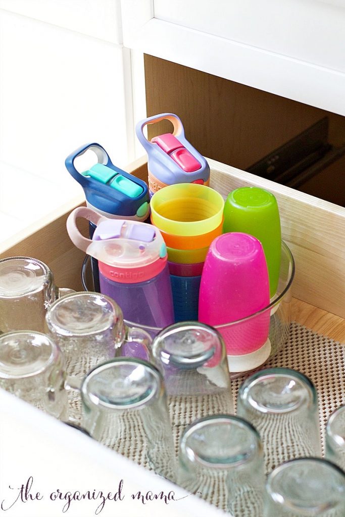 lazy susan kids utensils cups