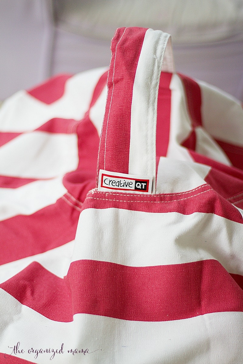 handle bean bag organize stuffed animals