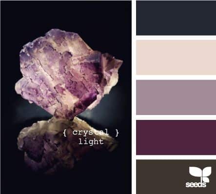 purple navy color scheme for one room challenge modern farmhouse decor living room