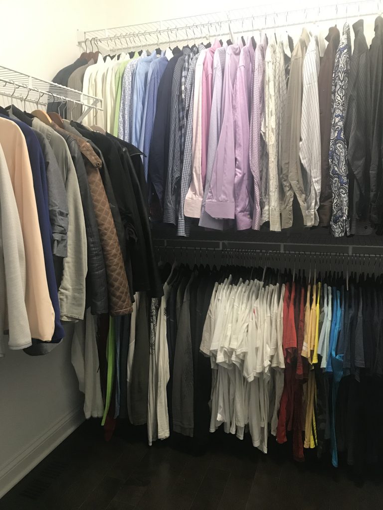 mens closet how to organize a closet