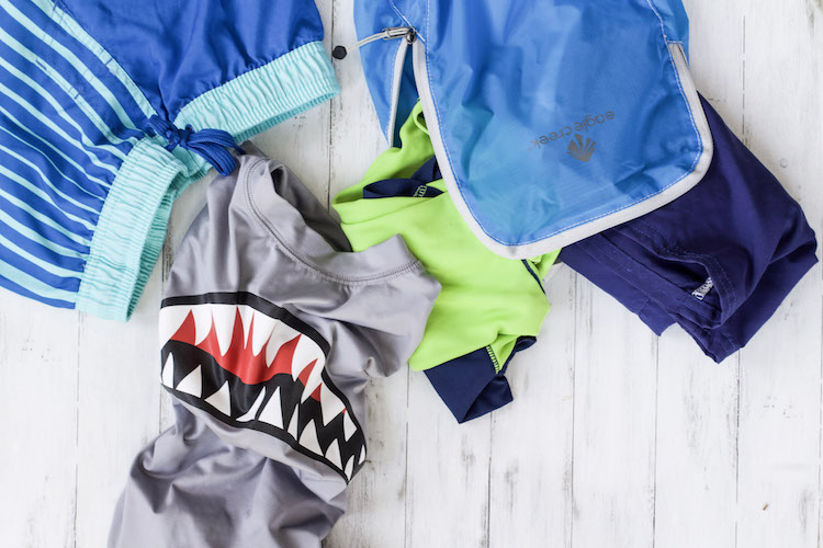 packing cubes with swimwear and travel packing list