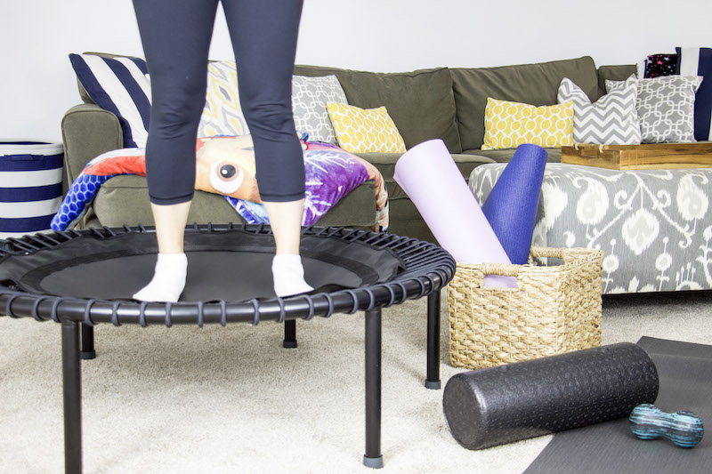 working out on bellicon rebounder