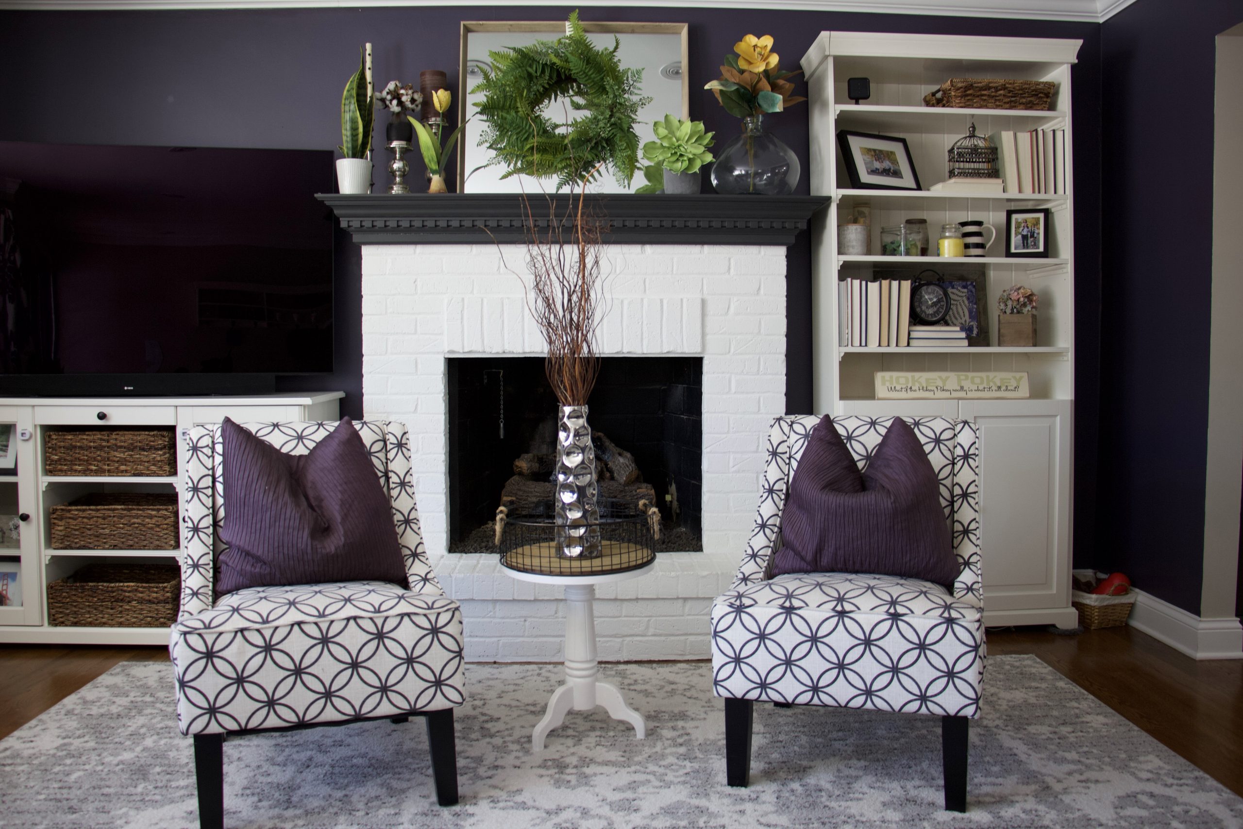 Picture of living room to represent an organized home.