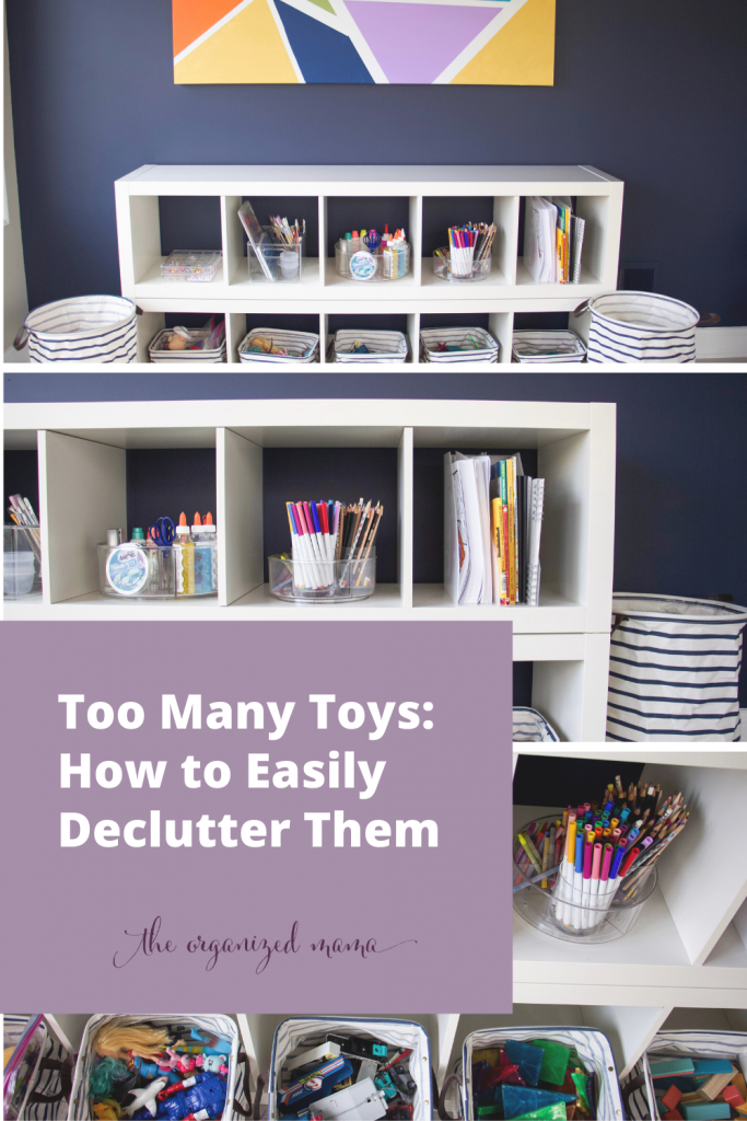 Too Many Toys: How to Easily Declutter Them #decluttertoys