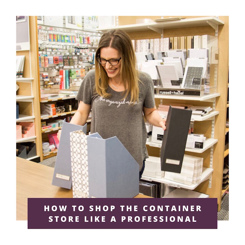 how to shop the container store like a pro link to video