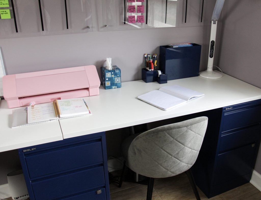 desk for lower elementary montessori homeschool materials