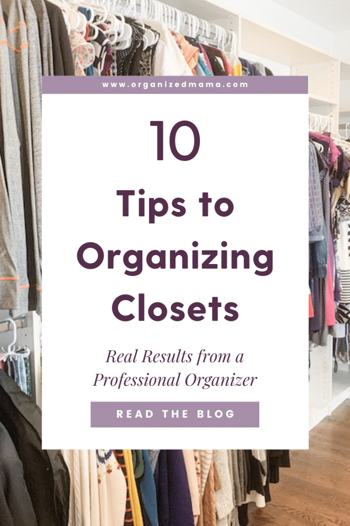 Organizing Closets Pin