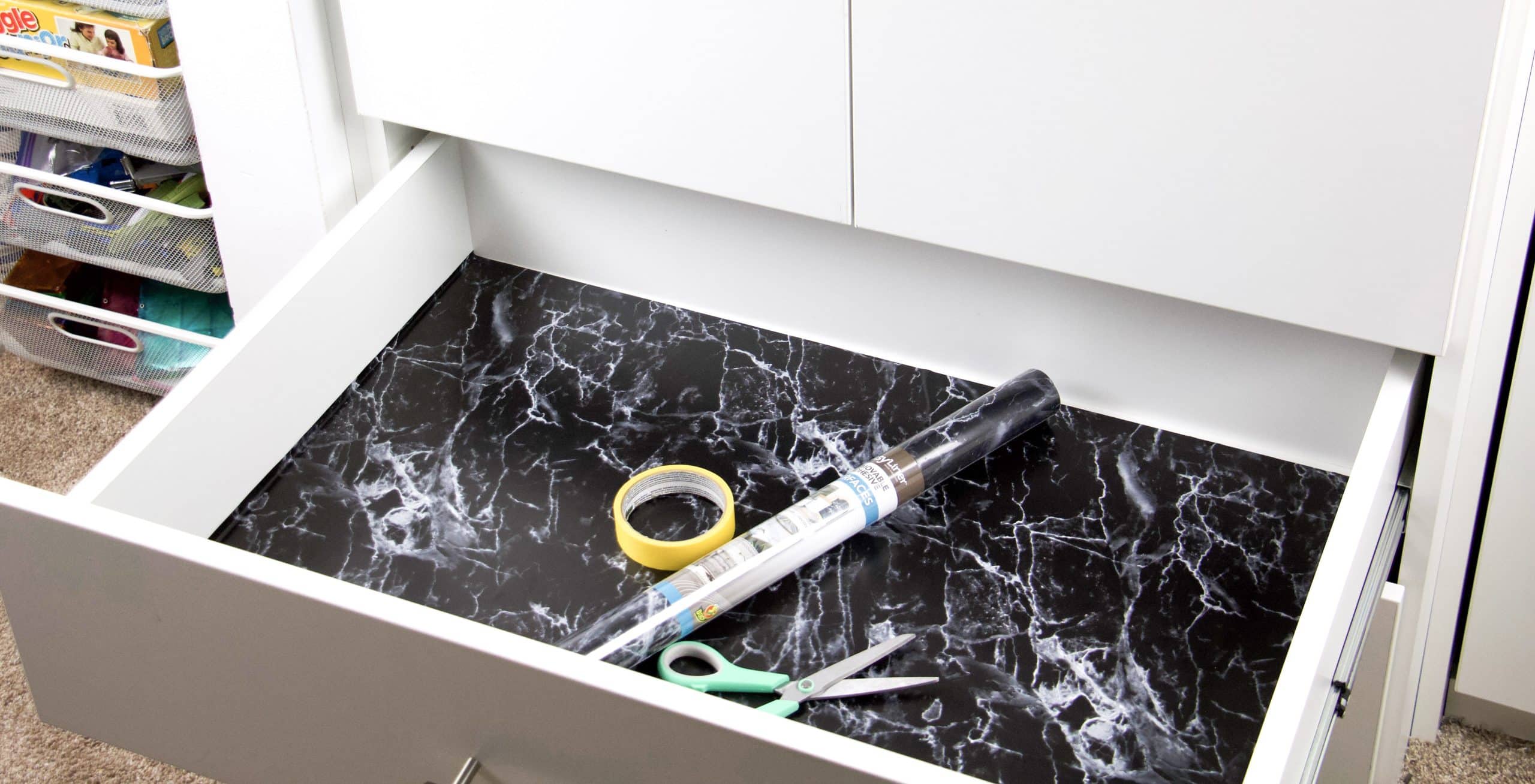 materials used for lining drawer