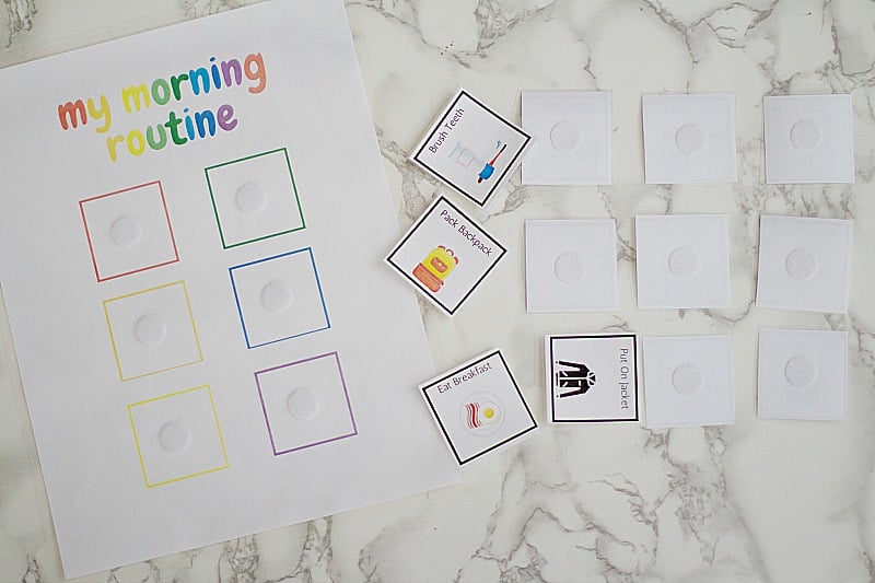 Step By Step Tutorial For Creating A Kids' Morning Routine Checklist ...