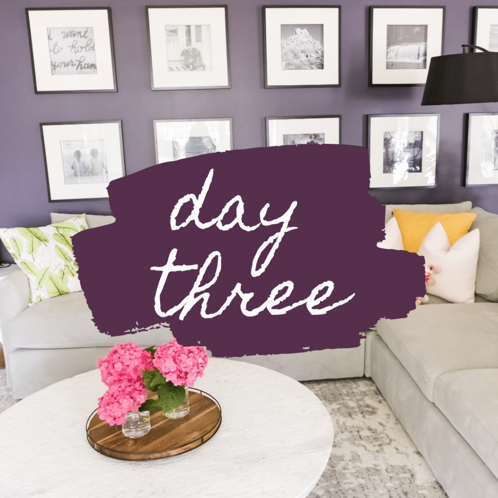 text over couch and pictures