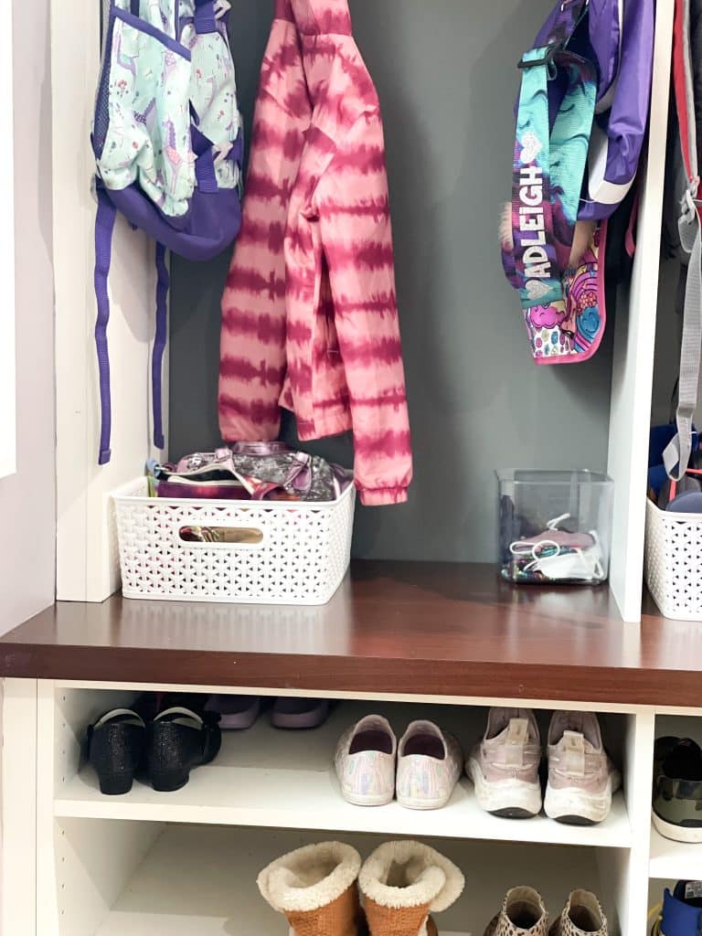 Declutter And Organize Cabinets For Mudroom - The Organized Mama, image size:768x1024