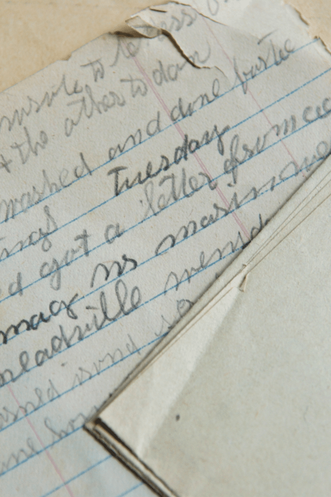 important documents lying on table