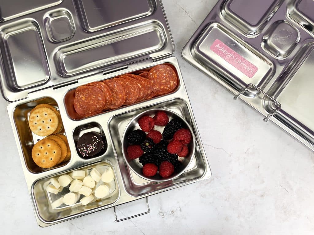 lunchbox with ideas on meals