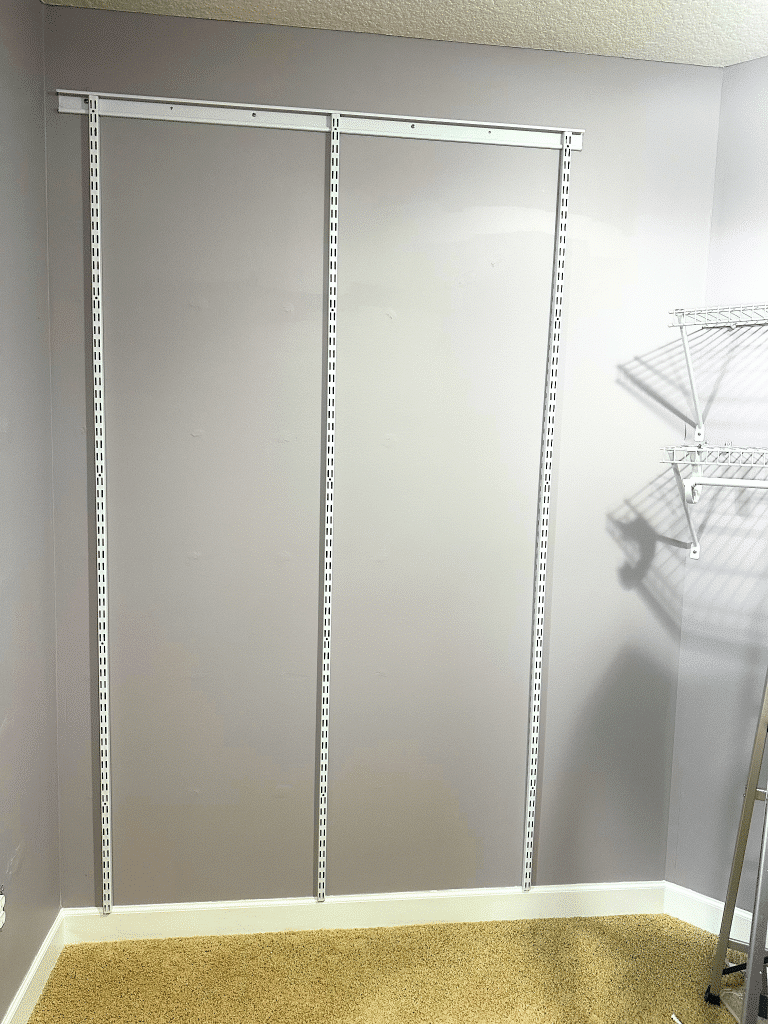 Installing drawer and shelving system from ClosetMaid