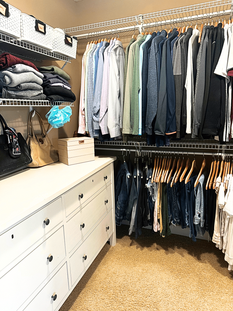 Walk-In Closet Before